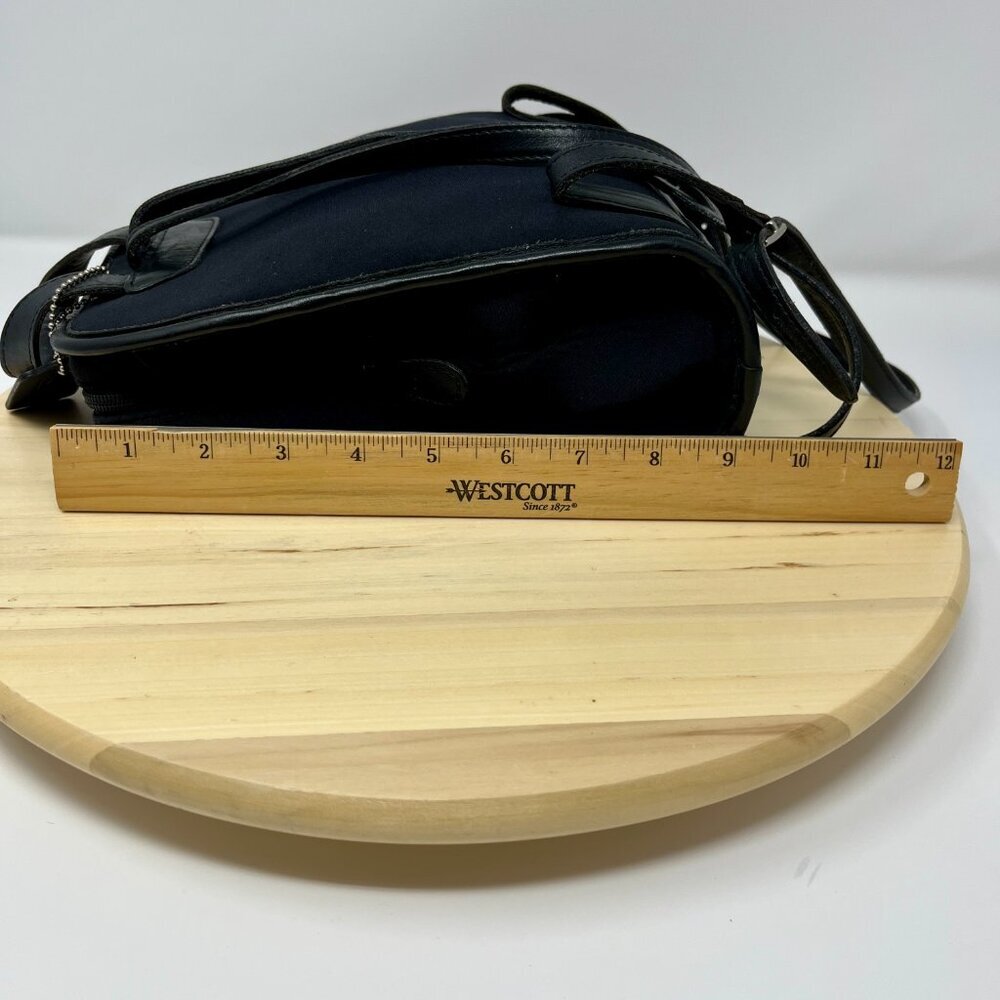 COACH  Vintage 1998 Black Neoprene Leather Small Backpack w/hangtag - Picture 11 of 13